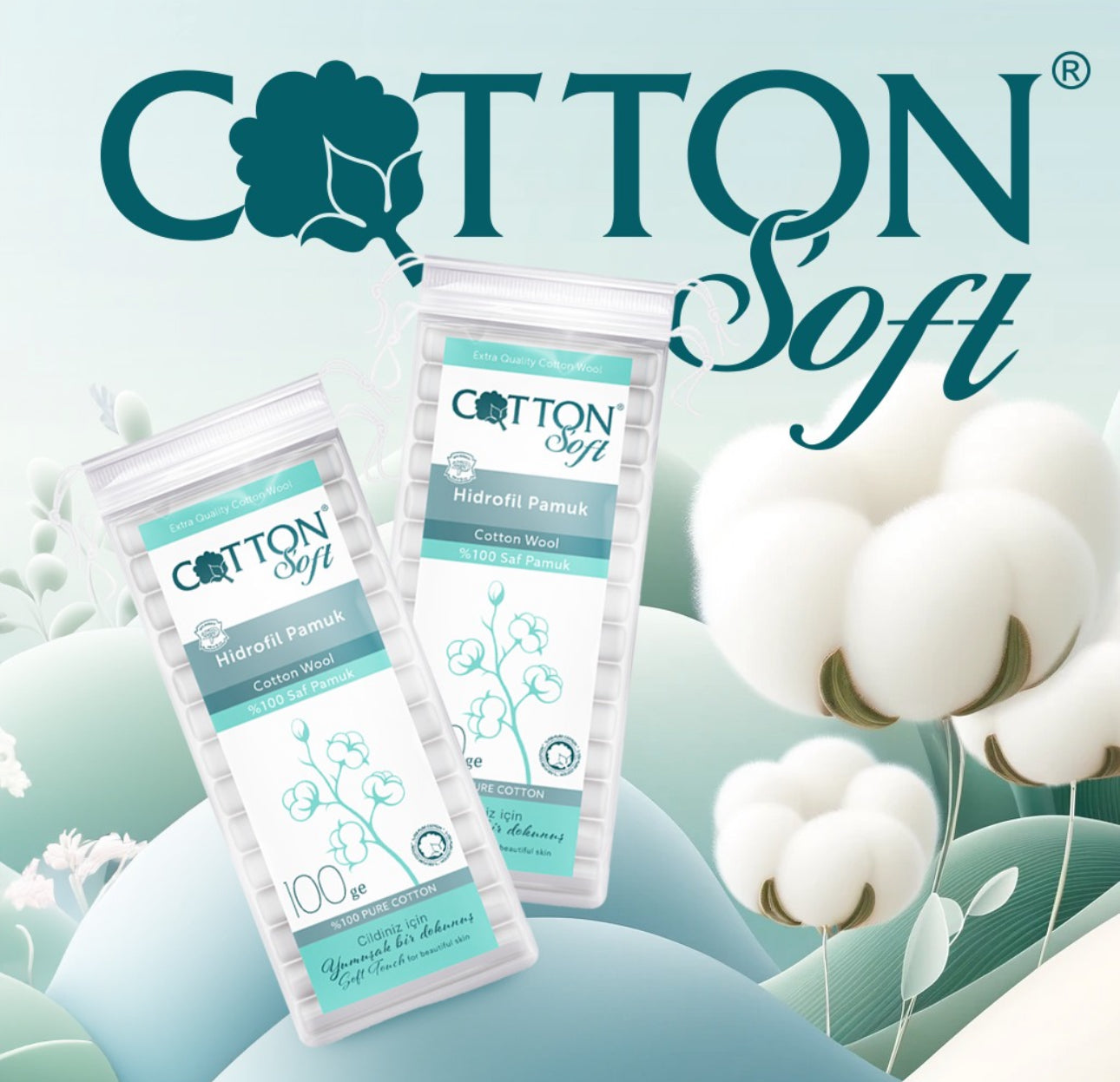 ТАМПОНИ ЗА ГРИМ COTTON SOFT 70 – КАШОН 48 БР.