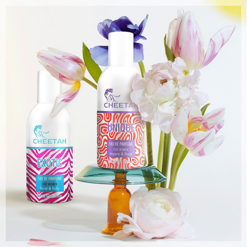ПАРФЮМНА ВОДА CHEETAH 100 ML. * 24 + 4 БР. ТЕСТЕРИ ЖЕНИ – КАШОН 24 БР.