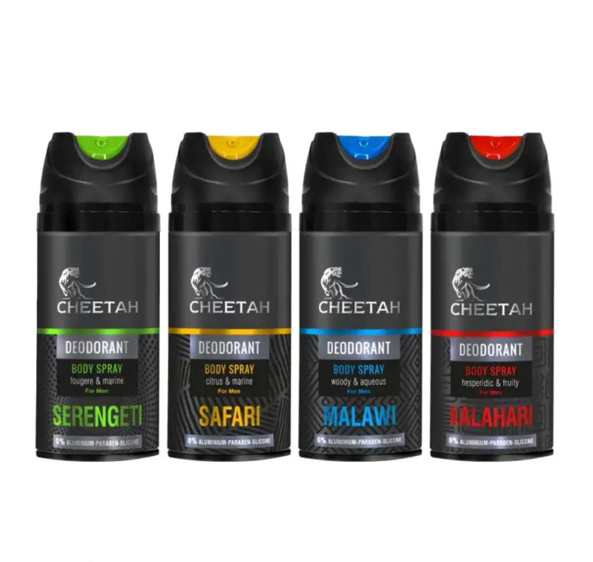 ДЕЗОДОРАНТ ЗА ТЯЛО CHEETAH 150 ML. * 25 МЪЖЕ – КАШОН 24 БР.