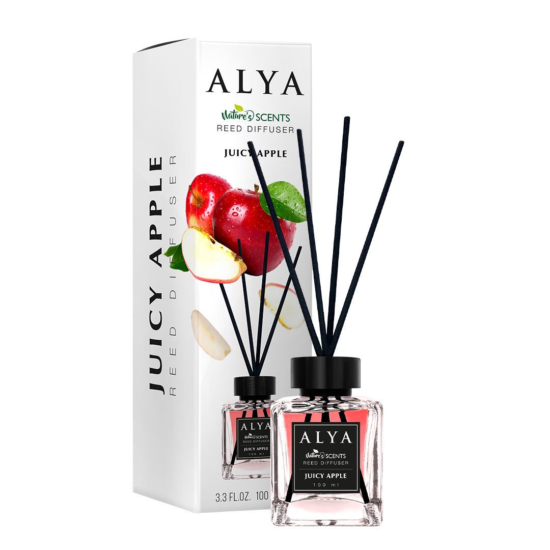 ALYA АРОМАТИЗАТОР С БАМБУКОВИ ПРЪЧКИ 100 МЛ. * 12 – КАШОН 12 БР.