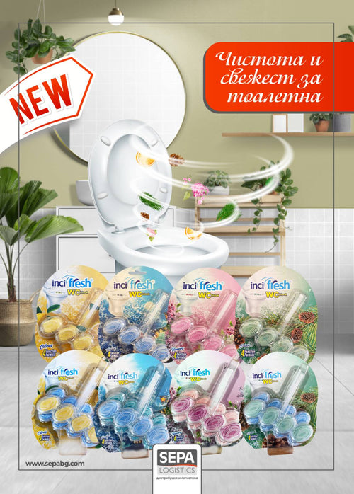 ТОАЛЕТНО БЛОКЧЕ INCI FRESH * 12 – КАШОН 12 БР.