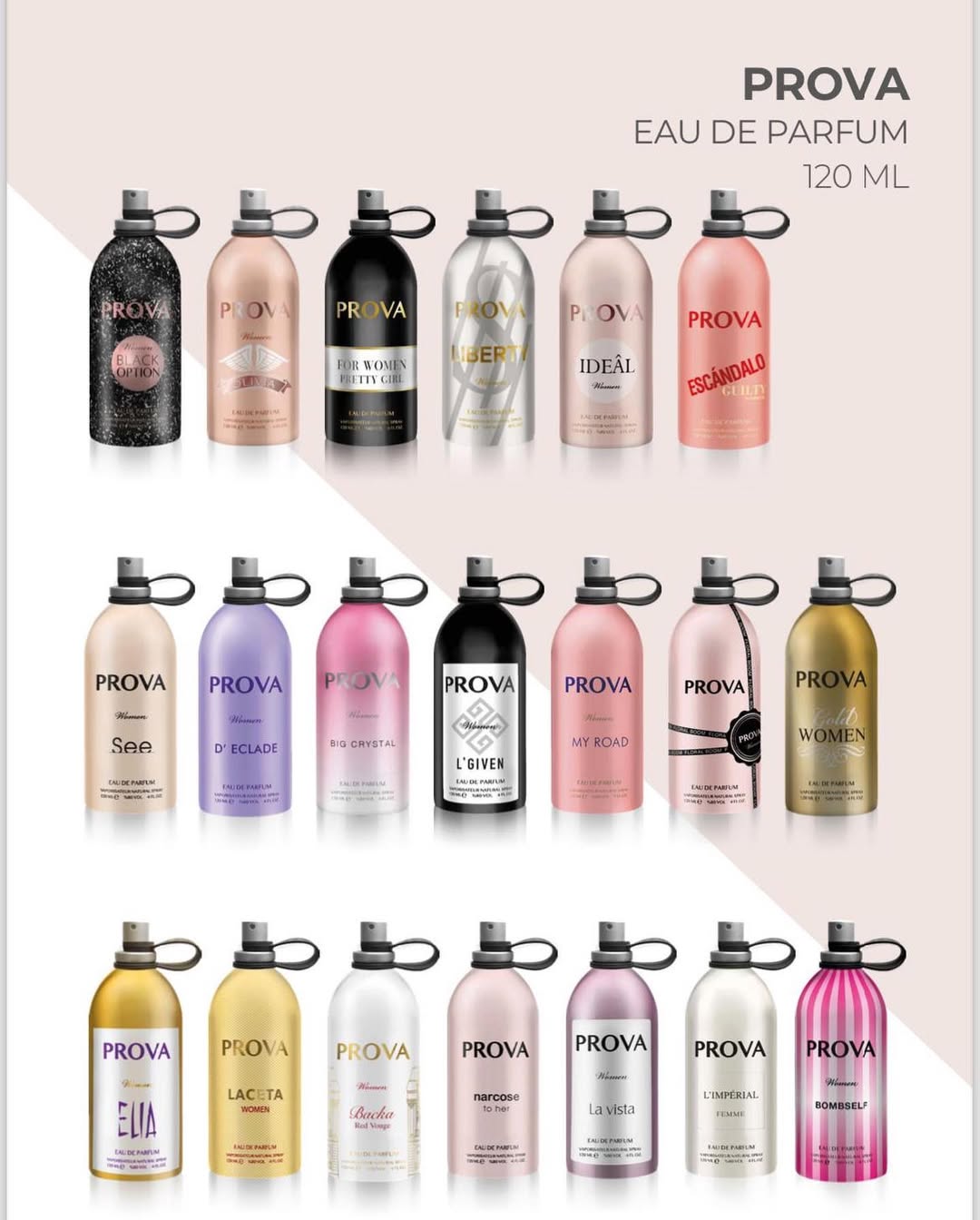 ПАРФЮМНА ВОДА PROVA 120 ML. * 6 – КАШОН 6 БР.