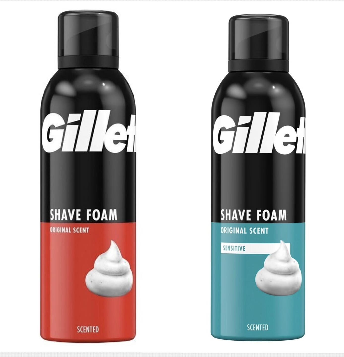 GILLETTE TIRAS FOAM 200 ML ORGINAL *6 – КАШОН 6 БР.