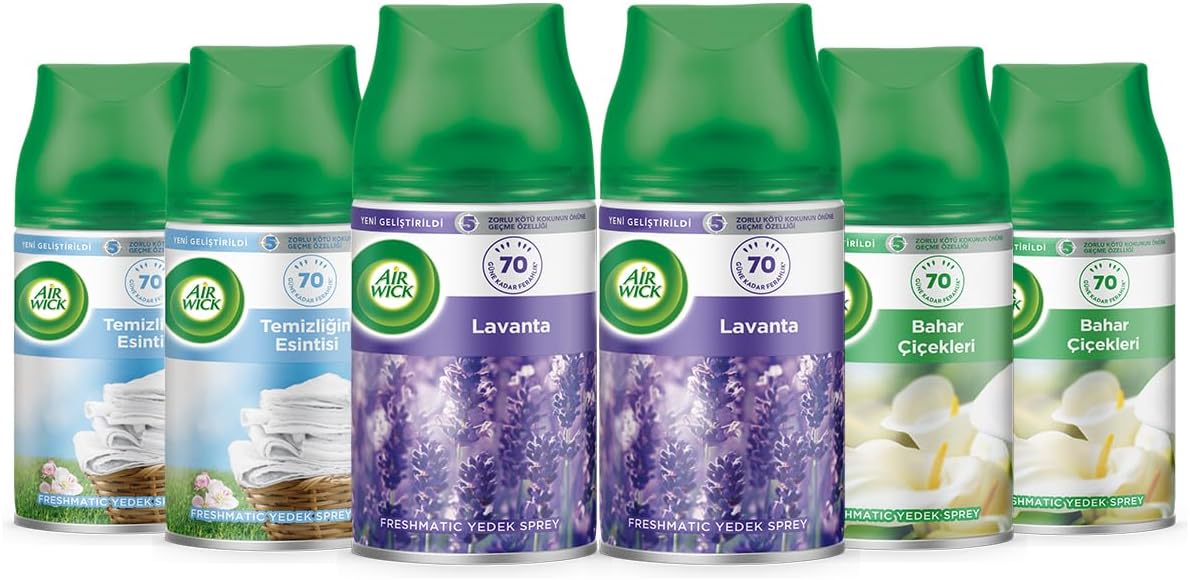 AIR WICK  АРОМАТИЗАТОР  ПЪЛНИТЕЛ 250 МЛ. * 6 – КАШОН 6 БР.