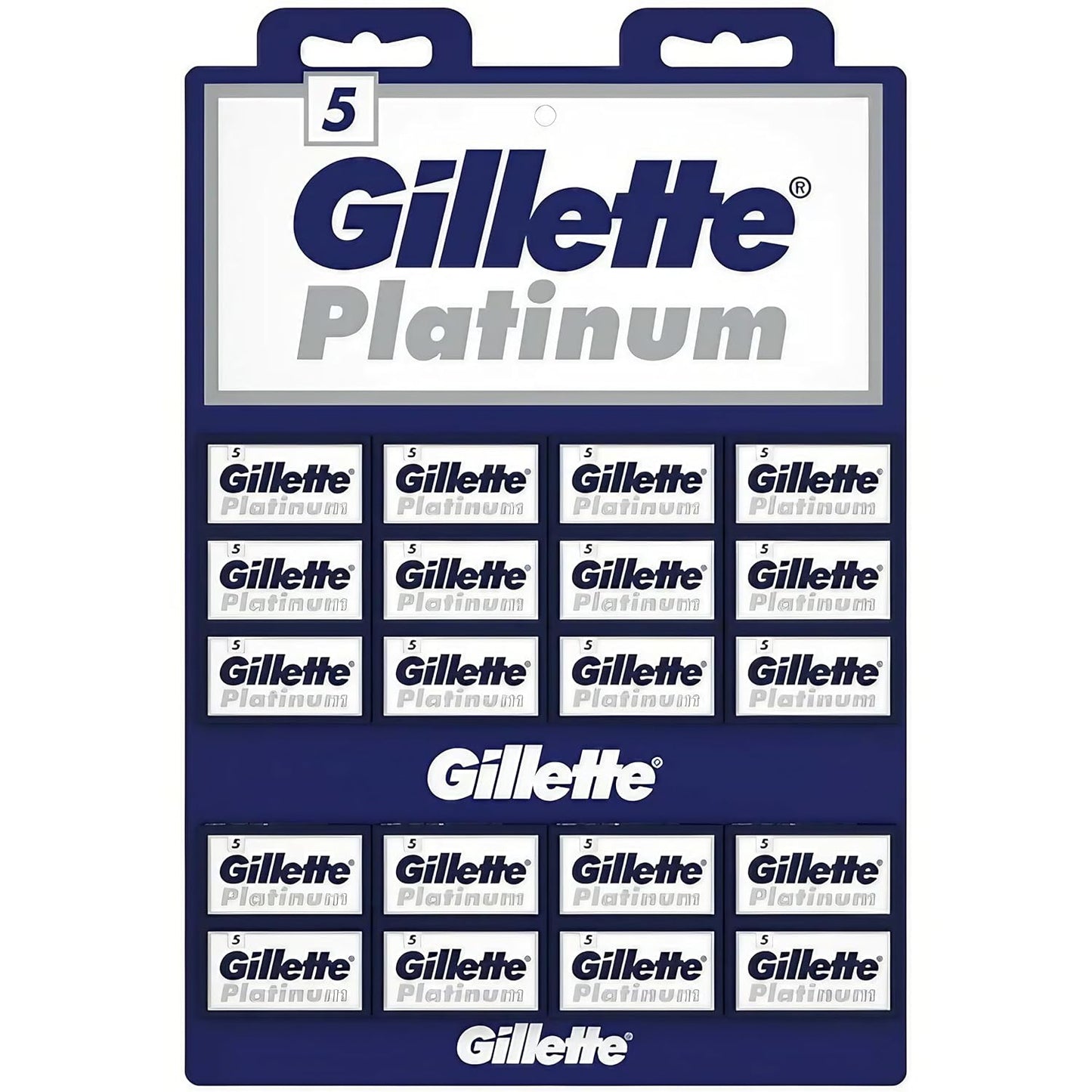 GILLETTE ПЛАСТИНА ЗА БРЪСНЕНЕ 5 * 20 – КАШОН 108 БР.