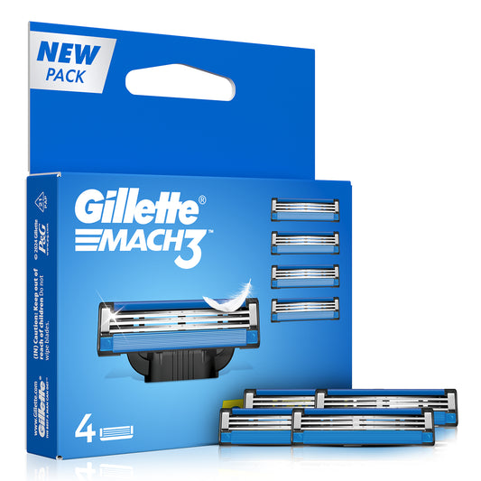 GILLETE MACH 3 4 БР.  – КАШОН 1 БР.