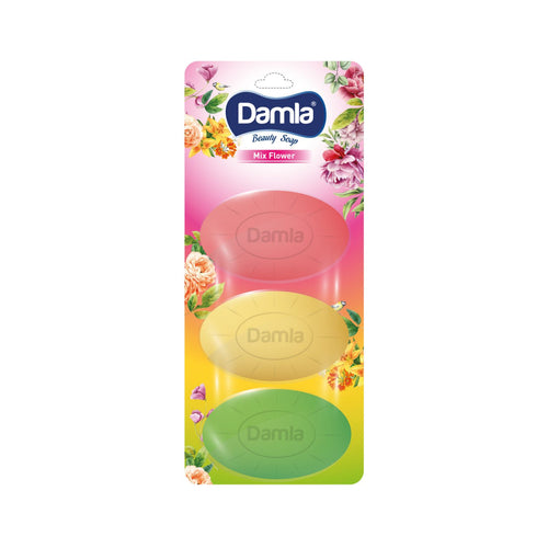 ТОАЛЕТЕН САПУН DAMLA 3*100 ГР. * 20 – КАШОН 20 БР.
