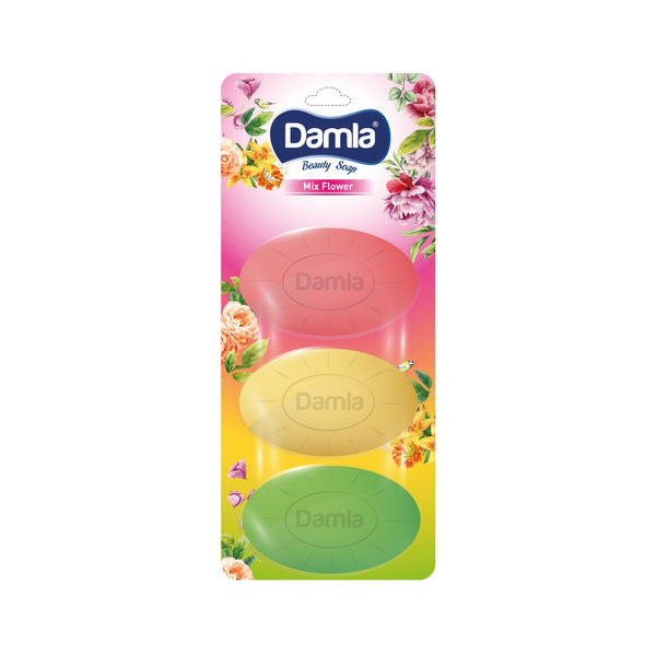ТОАЛЕТЕН САПУН DAMLA 3*100 ГР. * 20 – КАШОН 20 БР.