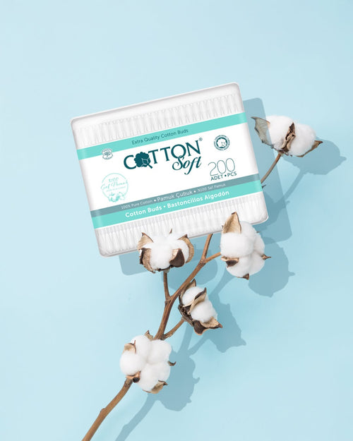 КЛЕЧКИ ЗА УШИ COTTON SOFT 200 БР. * 144 – КАШОН 144 БР.
