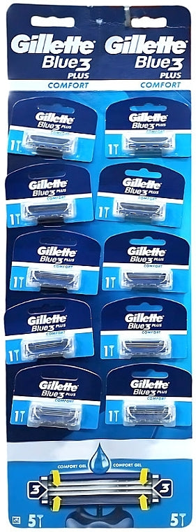 GILLETE COMFORT BLUE 3 PLUS 12*10(PLT-36) – КАШОН 120 БР.